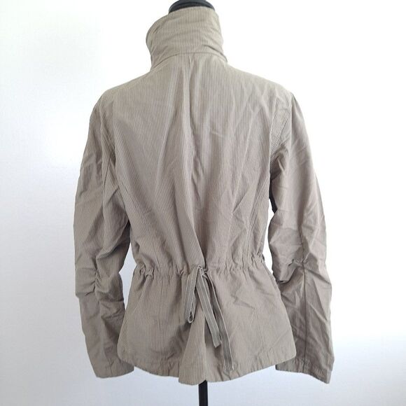 Columbia Pin Stripe Scrunched Lightweight Zip Up Outdoor Jacket - Picture 6 of 9